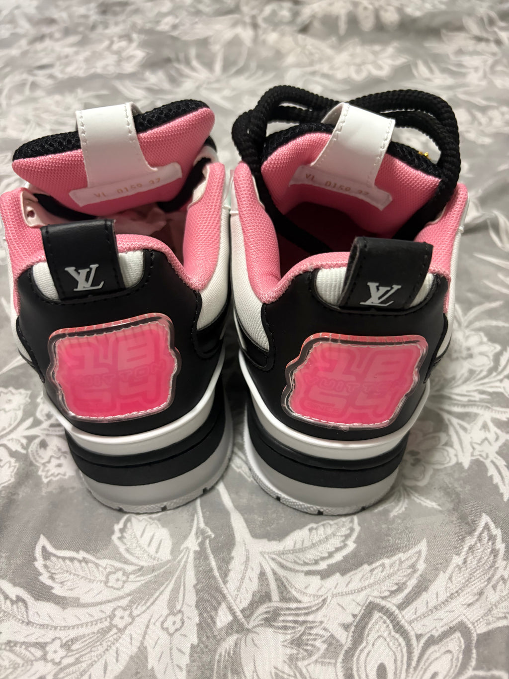 Louis Vuitton Skate Sneaker Black, White & Pink – Women's