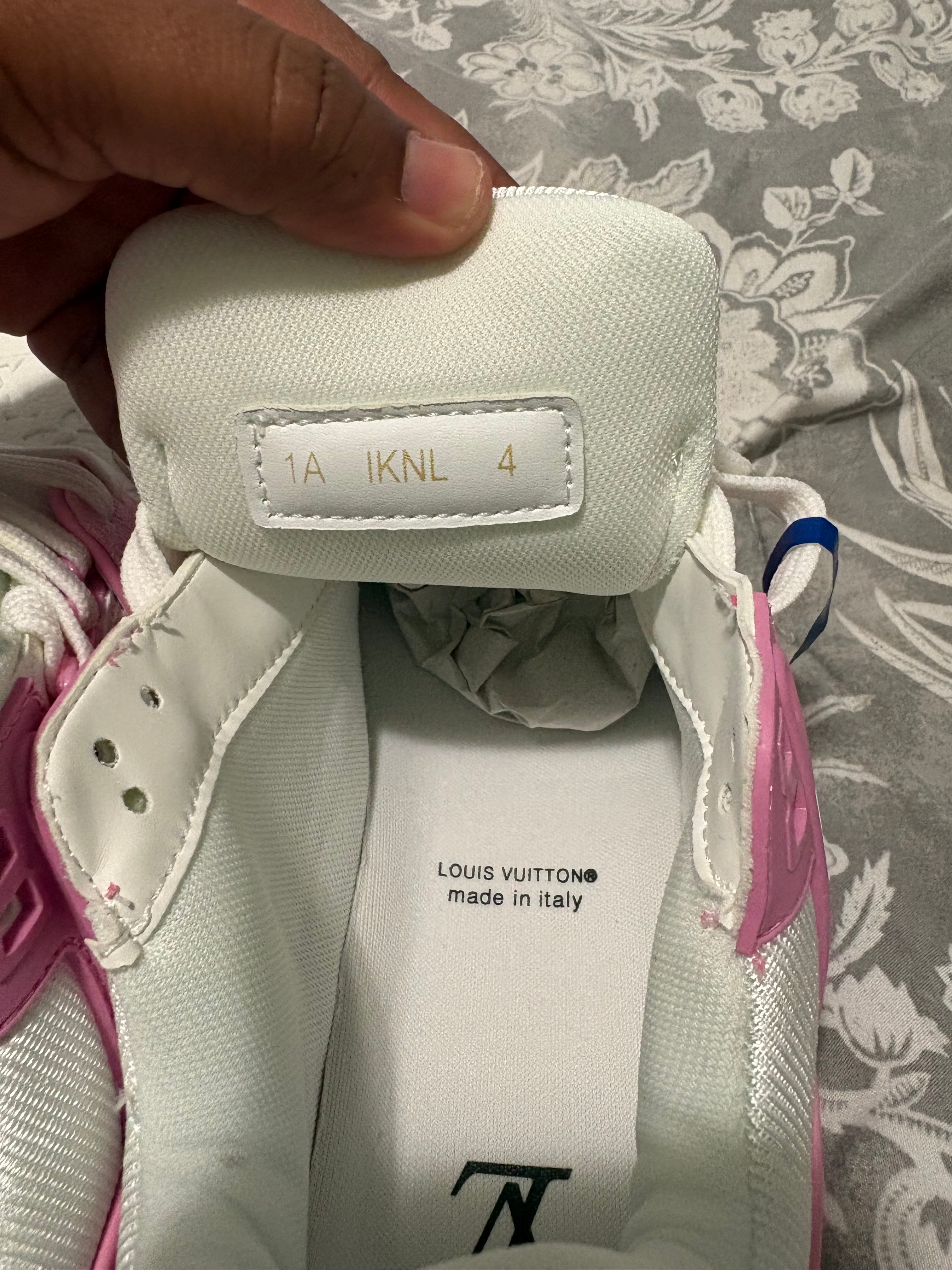 Louis Vuitton LV Trainer Pink & White – Women's