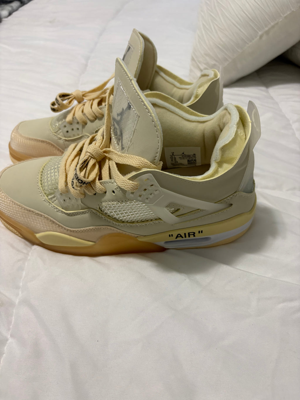 Air Jordan 4 x Off-White "Sail" – Virgil Abloh Collab